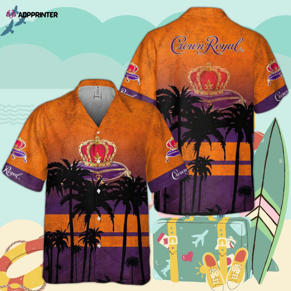 Crown Royal All Over Print 3D Hawaiian Shirt HW0601