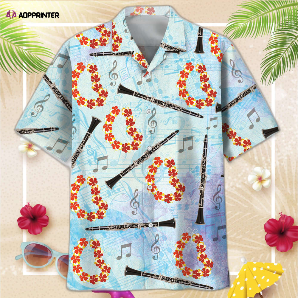 Tropical Flute Hawaiian Shirt, Gift For Men Women Men HW0601