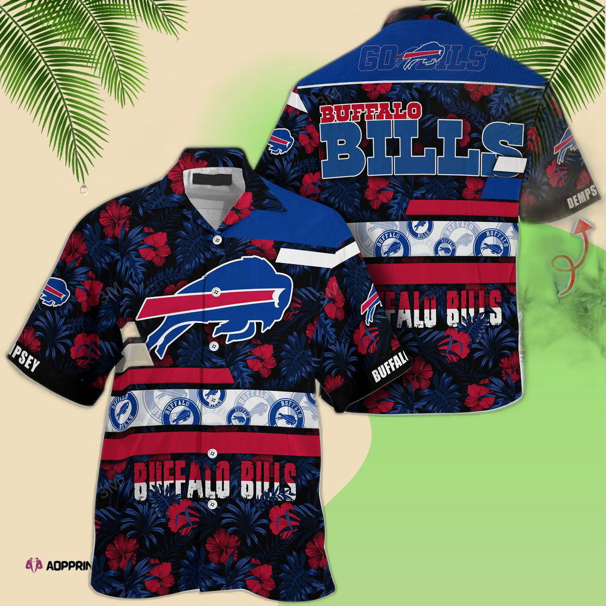 Dark New Buffalo Bills NFL-Super Hawaiian Shirt Summer Hot Gift HW0601
