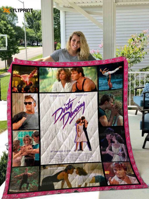 Dirty Dancing Quilt Blanket For Fans Home Decor Gift , Soft Quilt, King Size, All Season Cozy Quilt QB0901