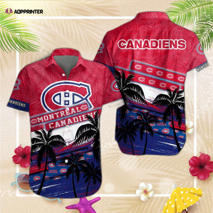 NHL Montreal Canadiens Hawaiian Shirt, Gift For Men Women HW0601